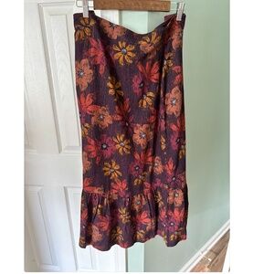 SEASALT Cornwall (UK) Wildflower Skirt in Floral Loom - US 20 / UK 24 - NWT